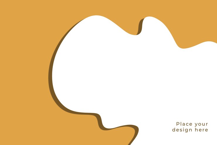 PSD gratuito sfondo astratto giallo di onde fluenti dinamiche