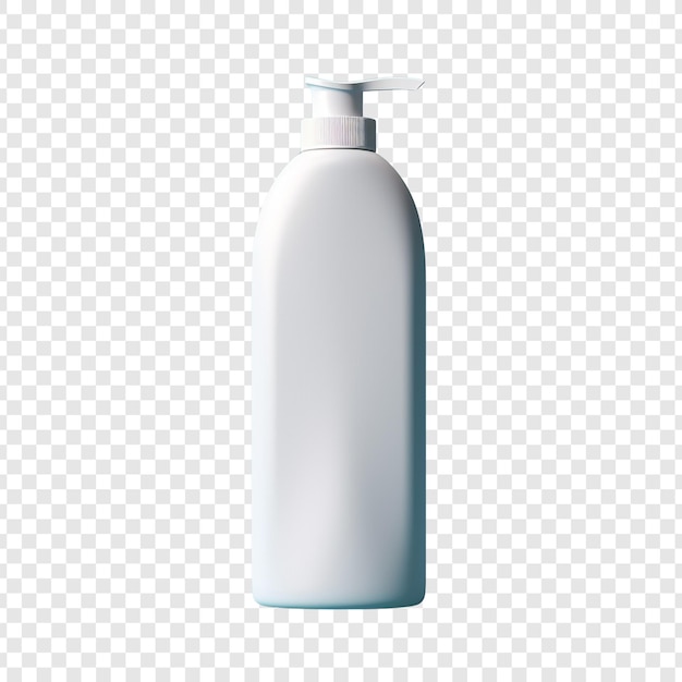 Gratis PSD shampoo-fles geïsoleerd op transparante achtergrond