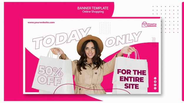 Shopping a tema banner online