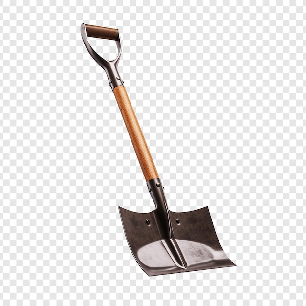 Gratis PSD shovel geïsoleerd op transparante achtergrond