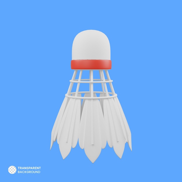 Shuttle pictogram geïsoleerd 3d render illustratie