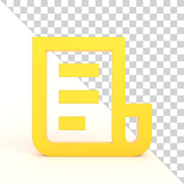 Signo de historia en la parte delantera