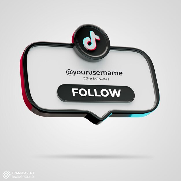 Siguenos en las redes sociales de Tik Tok