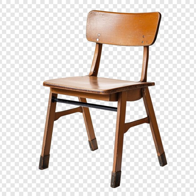 Una silla de madera de época Un diseño clásico