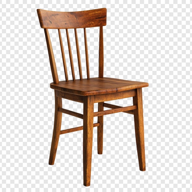 Silla de madera rústica Un diseño clásico para el hogar y el comedor