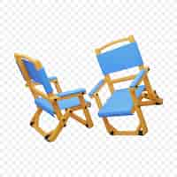 PSD gratuito sillón icono de decoración del hogar aislado 3d render ilustración