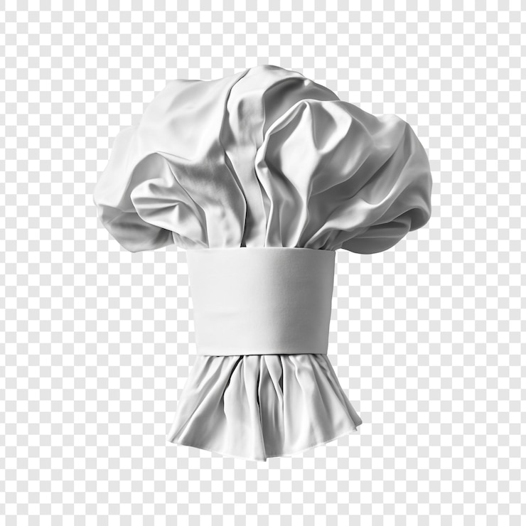 PSD gratuito simbolo di eccellenza culinaria dello chef white hat