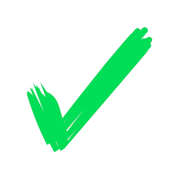 Símbolo de verificación aislado