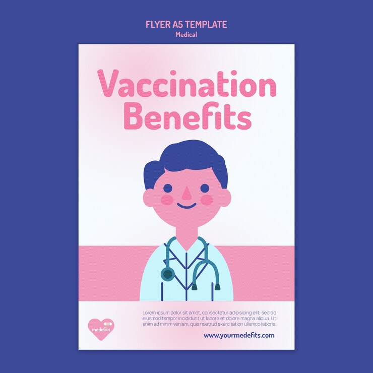 Gratis PSD sjabloon voor medische flyer