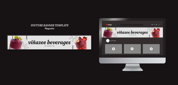 Sjabloon voor platte ontwerptijdschrift