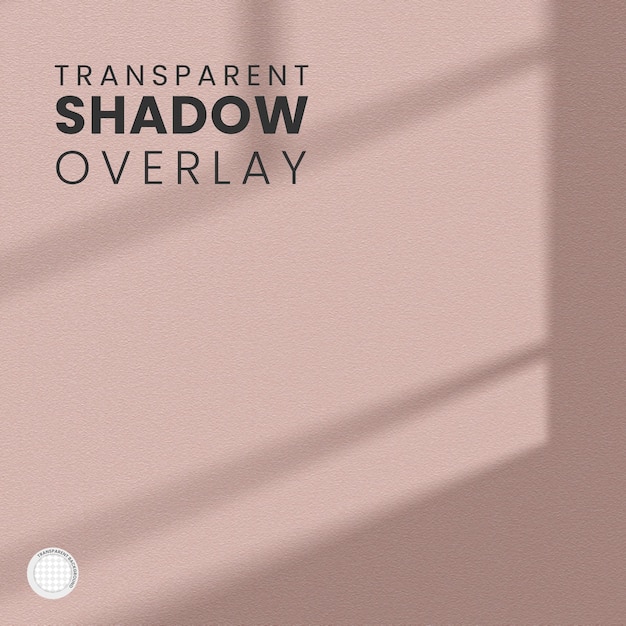 Sjabloon voor transparante vensterschaduwoverlay