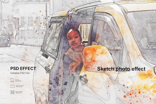 Sketchfoto-effect