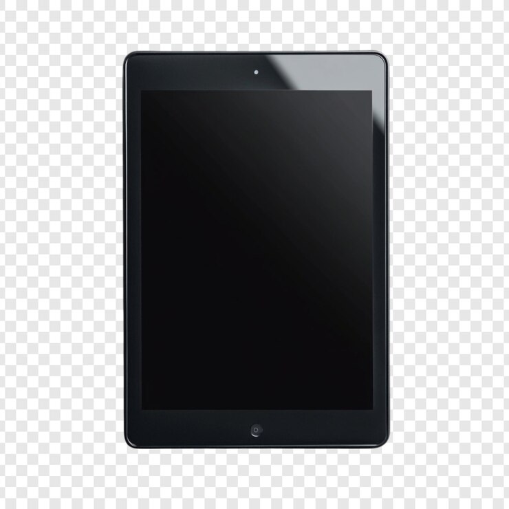 Gratis PSD slimme zwarte tablet een modern digitaal apparaat