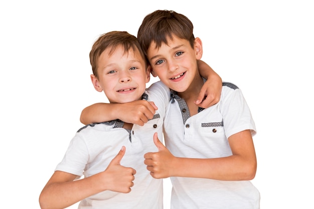 Sluit omhoog op het kinderuitdrukkingsportret