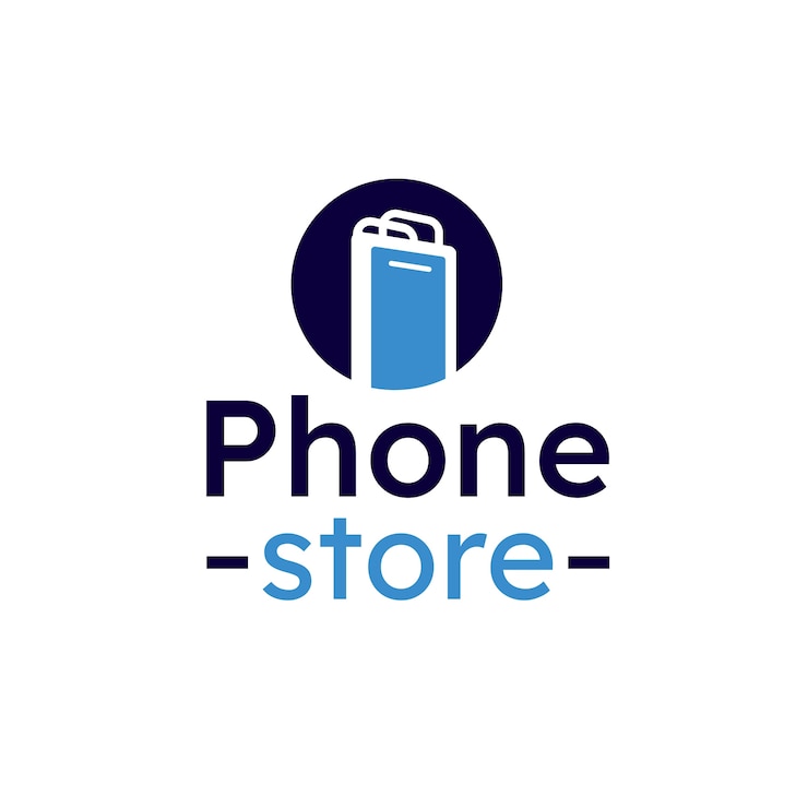 Gratis PSD smartphone-logo geïsoleerd