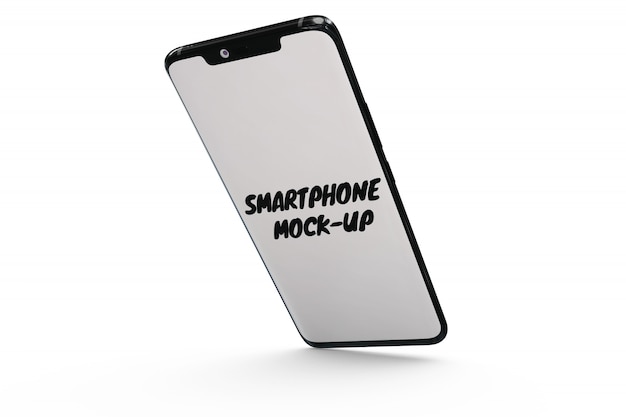 Gratis PSD smartphone-mock-up geïsoleerd