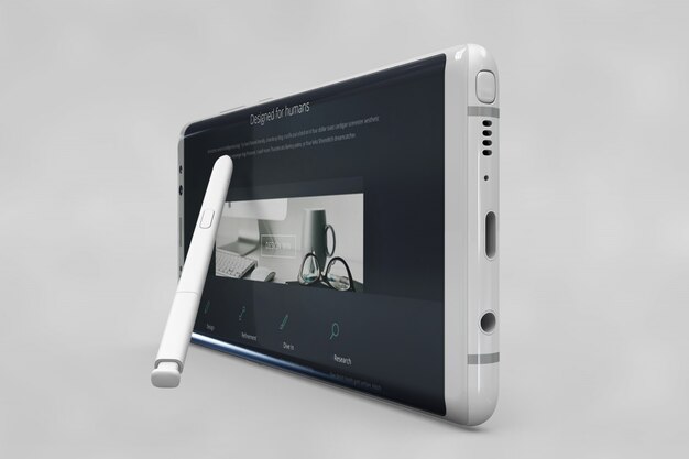 Smartphone mockup