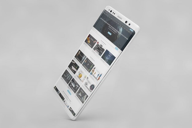 Smartphone mockup