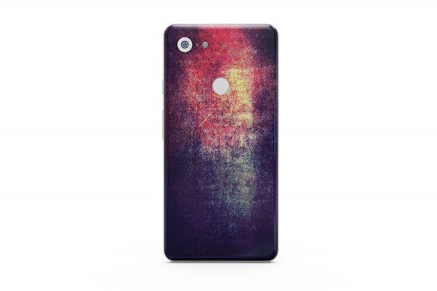 Smartphone Skin Mockup isolato