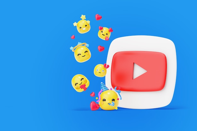 Gratis PSD social media achtergrond met emoji's