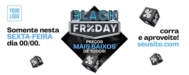 Social media banner black friday laagste prijzen ooit
