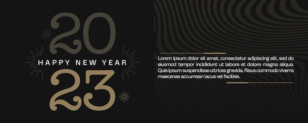 Social media banner nieuw jaar 2023