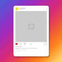 Gratis PSD social media instagram-postsjabloon