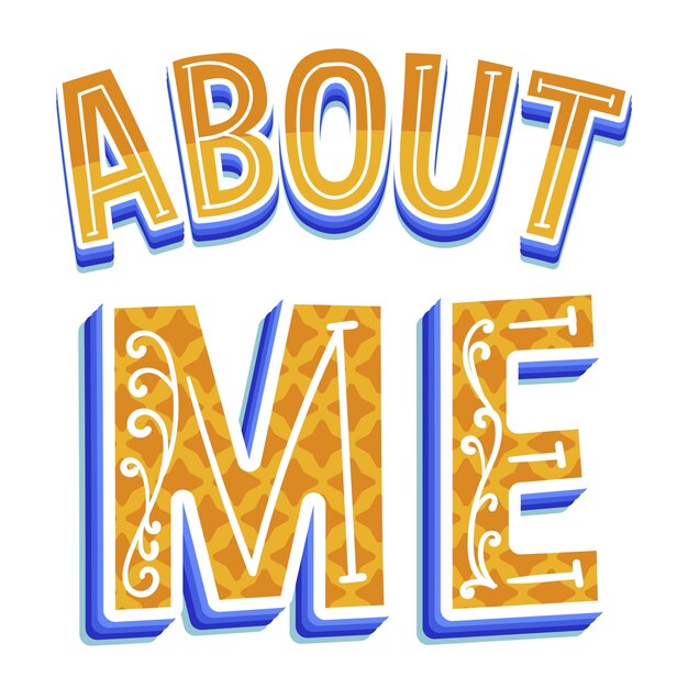 Social media lettering geïsoleerd