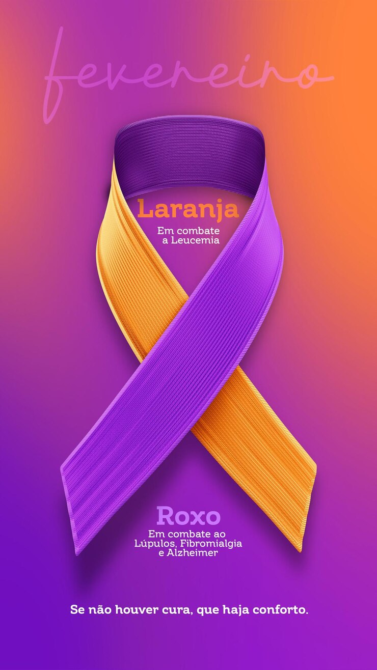 PSD Gratis social media stories february campaign orange and purple