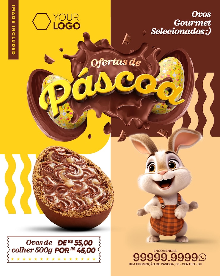 PSD Gratis social media template special easter offers for you