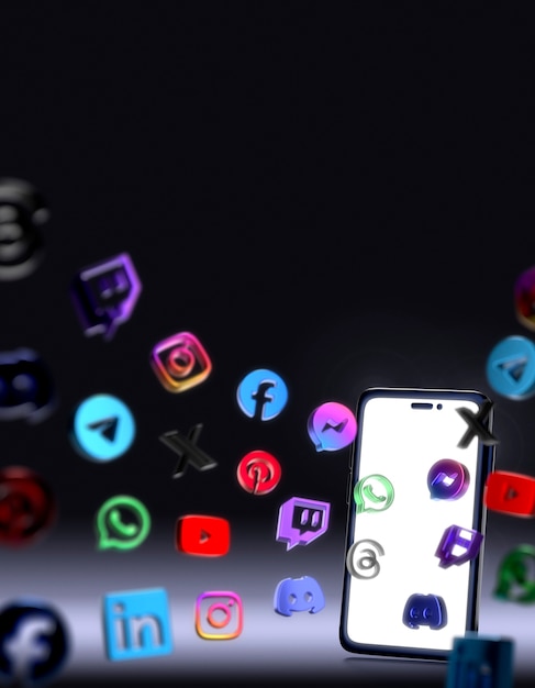 Sociale media en telefoon