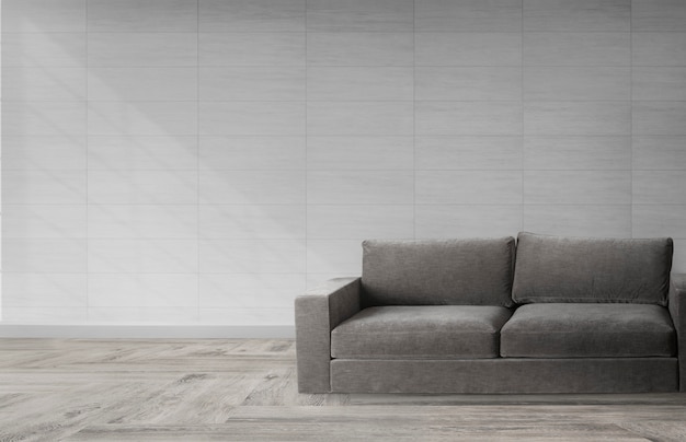 Gratis PSD sofa in een moderne kamer