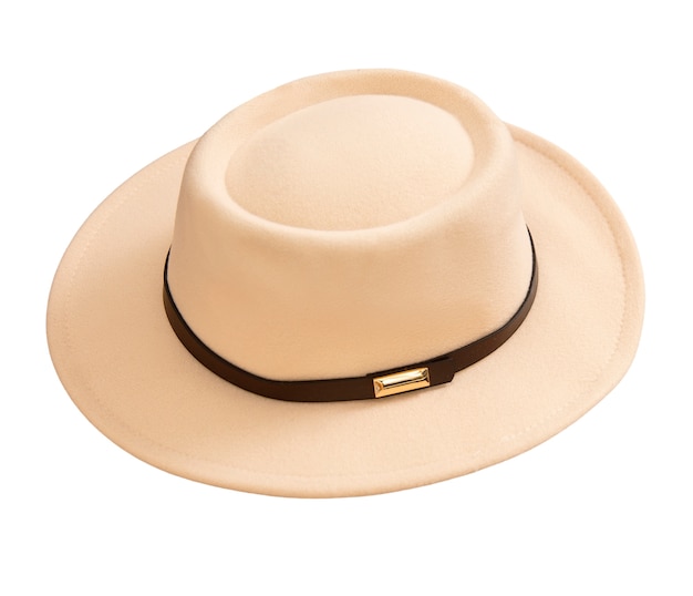 Sombrero de moda aislado
