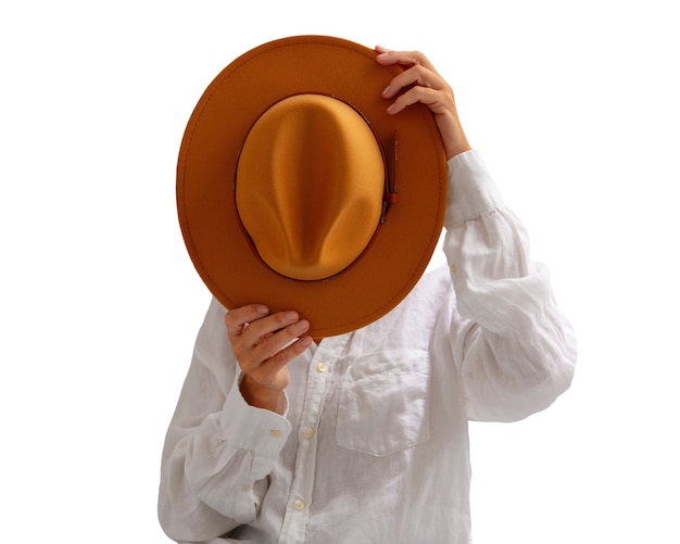Sombrero de moda aislado