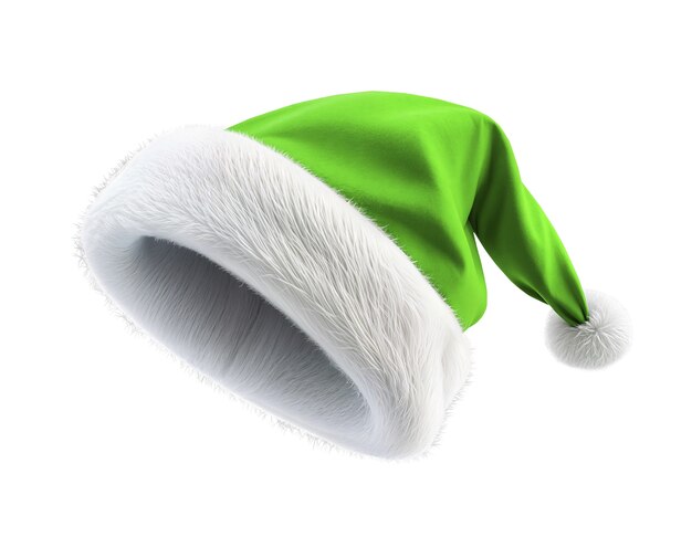 Sombrero de Navidad en el estudio.