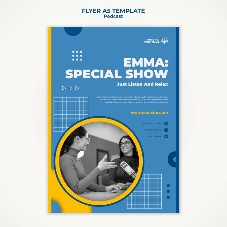 PSD Gratis special show flyer template