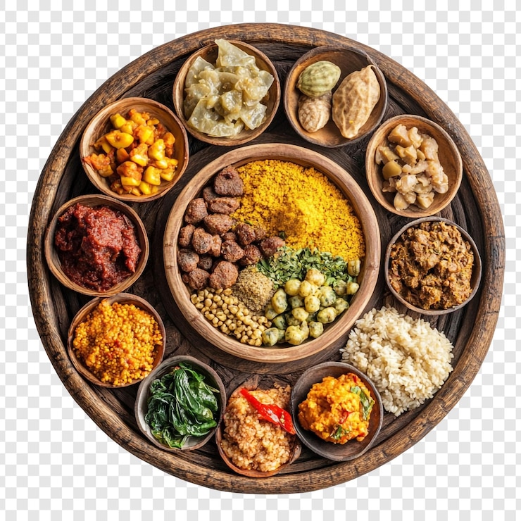 PSD gratuito spezie e cereali aromatici delizia culinaria