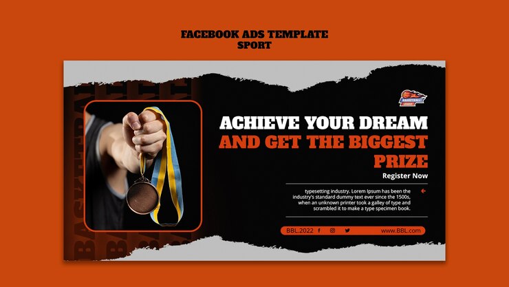 PSD Gratis sport and activity social media promo template