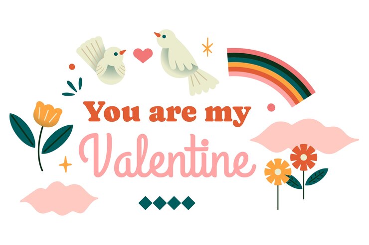 Gratis PSD st. valentine's day banner ontwerp