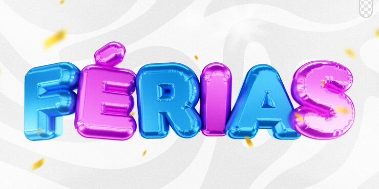 PSD gratuito stampino 3d colorato programma di viaggio per le vacanze