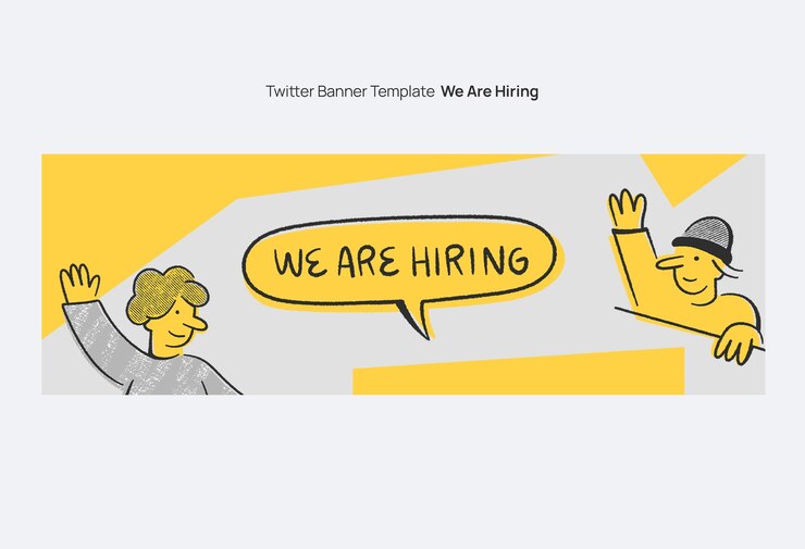PSD gratuito stiamo assumendo un banner su twitter.