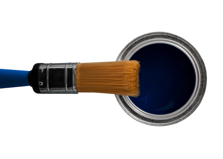 PSD Gratis still life kaleng cat warna-warni terisolasi