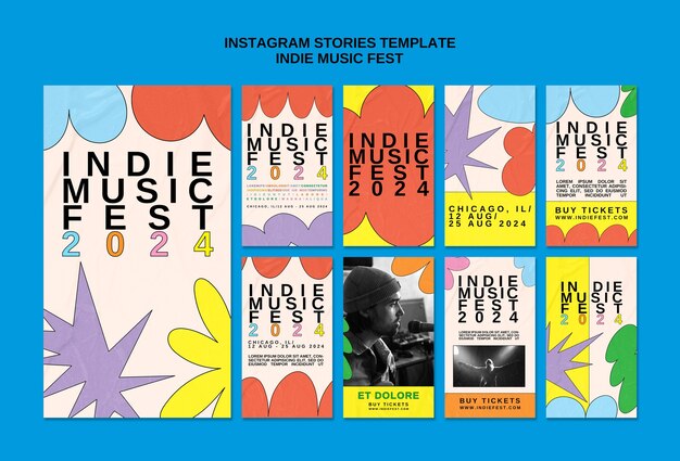 Storie di Instagram del festival musicale