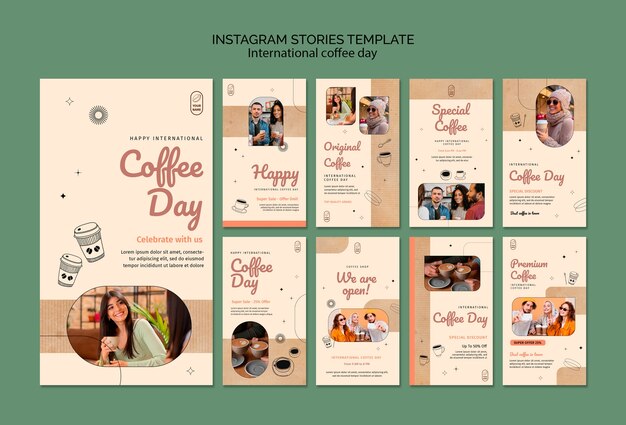 Storie di Instagram per la Giornata Internazionale del Caffè