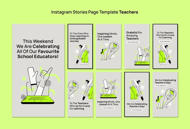 Storie di instagram per la giornata mondiale degli insegnanti