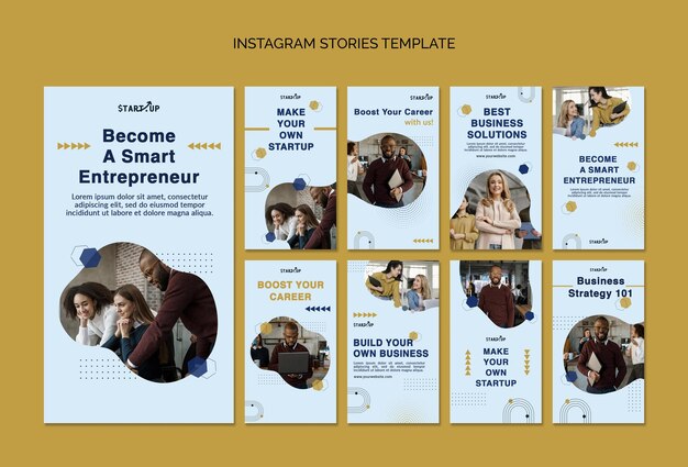 Storie di social media aziendali