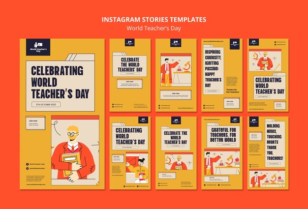 Storie instagram per la giornata mondiale degli insegnanti