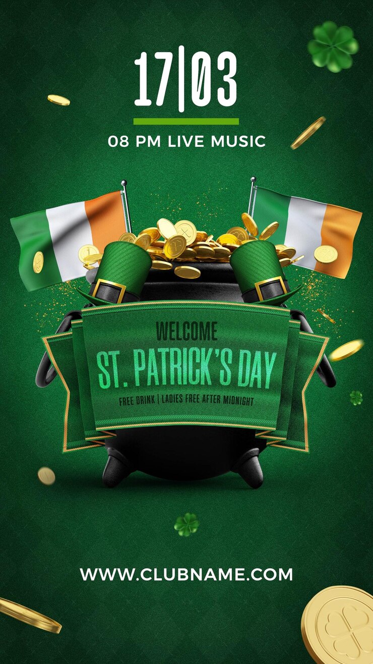 storie sui social media festa di instagram benvenuto il giorno di san patrizio