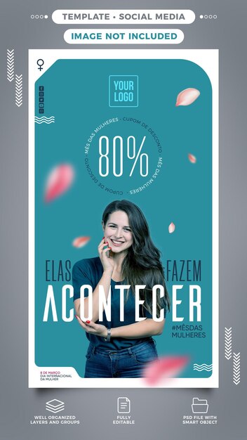 Storie sui social media La Giornata internazionale della donna offre fino a 80 sconti