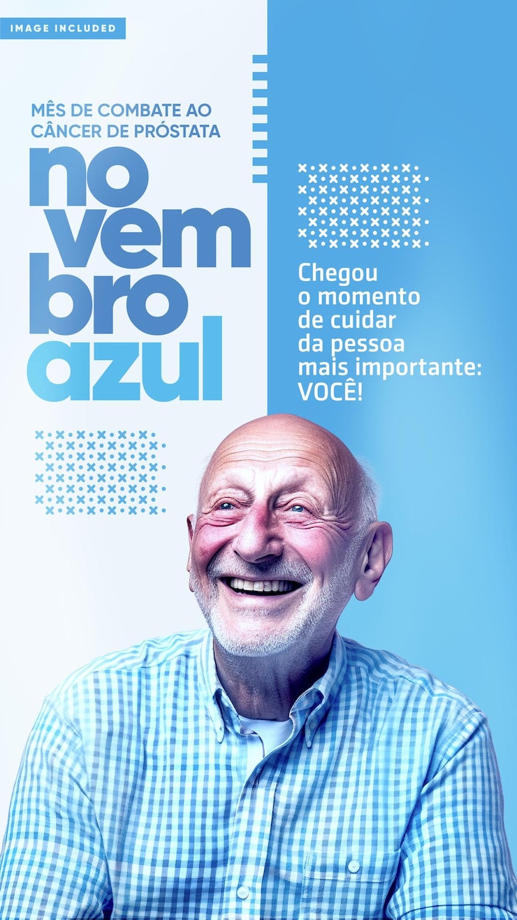 PSD gratuito storie sui social media novembre blu è giunto il momento